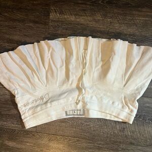 Abercrombie & Fitch Cream Off-Shoulder Blouse